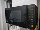 美的（Midea）家用变频微波炉平板式易清洁 800W微波速热 一键智能菜单 钻石背板 微晶面板加热20L（PM20M2） 实拍图