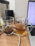 乐美雅玻璃杯咖啡杯泡茶杯子耐高温牛奶杯微波炉可用把杯320ml*2 实拍图