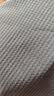 gxgjeans男装 黑色半拉链宽松华夫格休闲立领短袖t恤男26夏新品 黑色 L (175) 实拍图