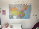 包邮 大字版 超值套装 2026全新配色中国+世界地图挂图 1.1米*0.8米高清防水标准政区图 学生地理学习 办公家庭装饰 无拼缝通用新版墙贴挂画挂图 实拍图