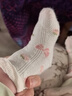 贝比婴儿袜子夏季薄款棉袜可爱新生儿宝宝袜透气网眼袜女童公主中筒袜 实拍图