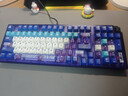 达尔优（DAREU）COOL98游戏键盘无线三模机械键盘客制化98配列8000毫安Gasket结构SOCD动力紫-桃C拿铁轴 实拍图