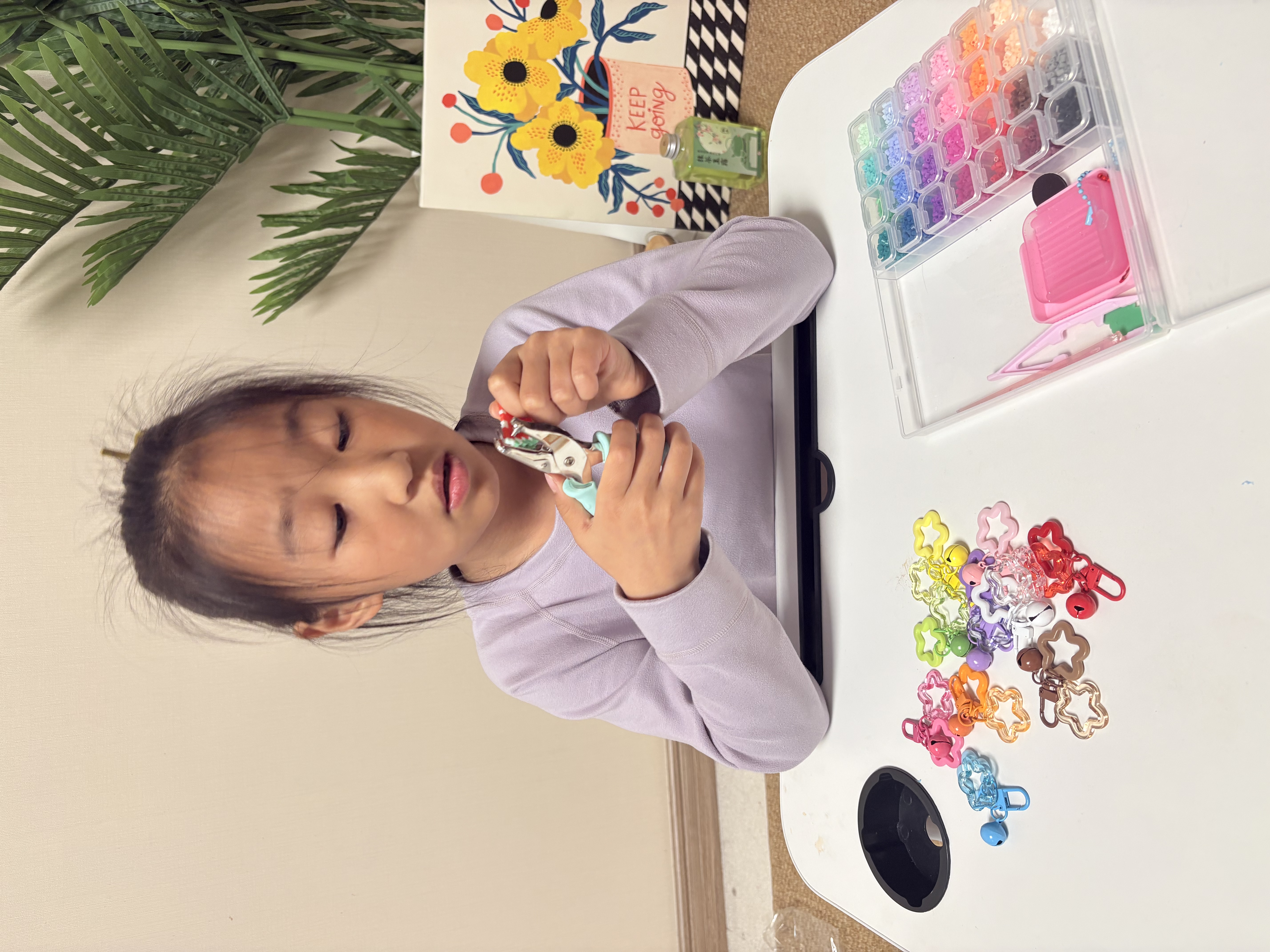 兰酷帕拼豆打孔器拼豆专用工具3mm饰品挂件挂扣手工diy玩具女孩中秋礼物 实拍图