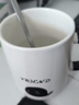 拜杰马克杯杯子礼物咖啡杯牛奶杯早餐杯带勺盖杯男女大容量水杯420ML 实拍图