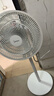 美的（Midea）【品质推荐】七叶轻音柔风电风扇/家用省电落地扇/台式电扇/广角摇头节能宿舍小型风扇 SAE35CA 实拍图
