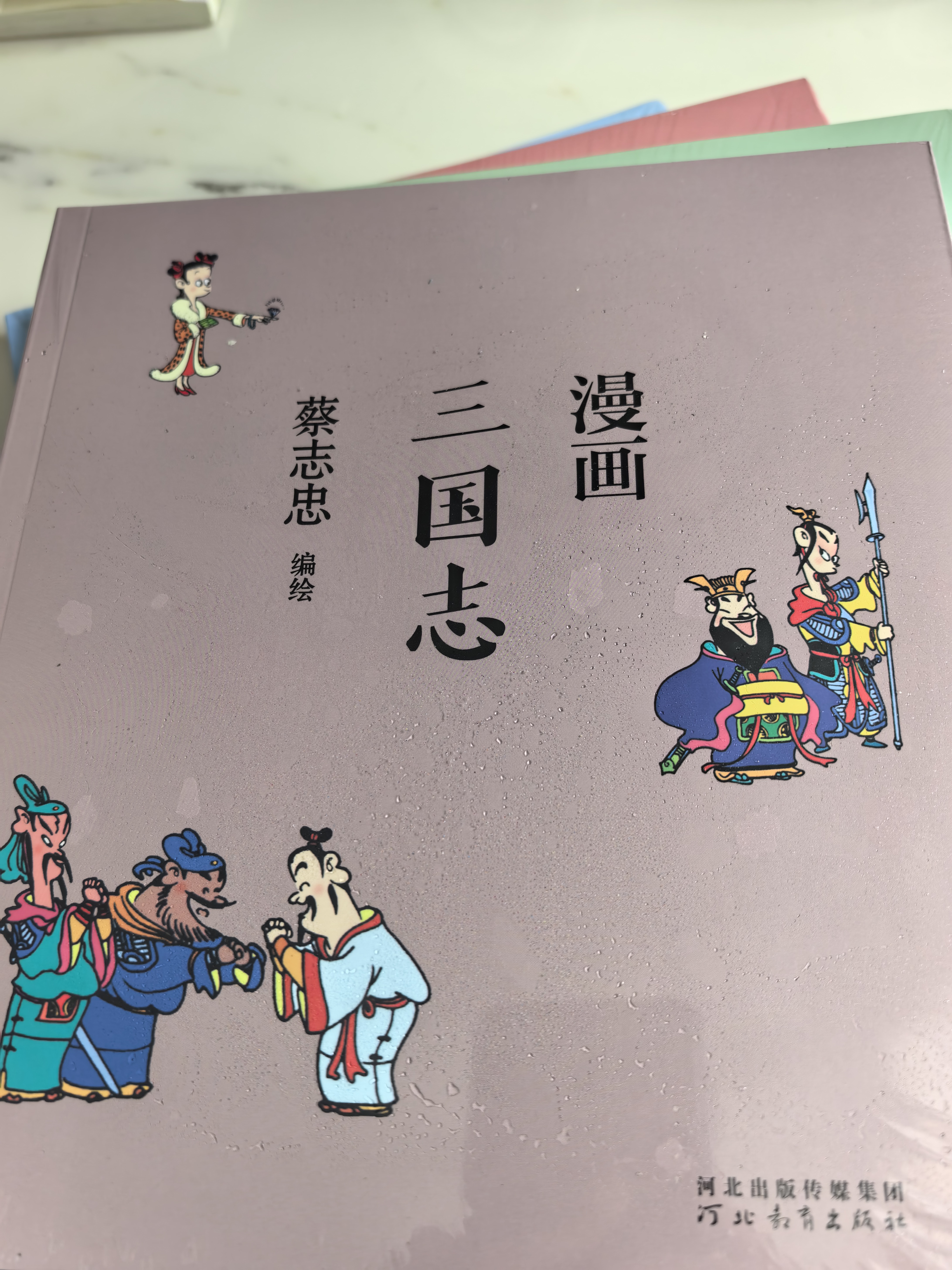 蔡志忠 漫画孝经 中华传统文化 传统文化文学经典智慧 少儿启蒙漫画故事 中小学生历史科普知识 通俗解读文化古籍 领略经典魅力 实拍图