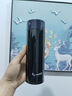 艾蒙多真空保温杯304不锈钢水杯女男商务简约便携喝水杯子 黑色350ml 实拍图
