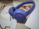 JBLTUNE530BT头戴式蓝牙无线耳机 通话降噪耳机耳麦 手机电脑笔记本耳机 紫色 实拍图