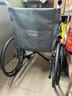 鱼跃(yuwell)轮椅车H051折叠老人轻便旅行手推车钢管免充气胎代步车 实拍图