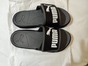 彪马（PUMA）黑白透气魔术贴拖鞋男女家居外穿休闲凉鞋ROYALCAT372280 黑色-石灰色-白-01 42 实拍图