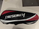川崎（KAWASAKI）羽毛球拍轻量化碳素中杆对拍KD-1蓝红（已穿线+6球+手胶+拍包） 实拍图