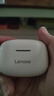 联想（lenovo）真无线蓝牙耳机 半入耳式耳机 音乐运动游戏耳机蓝牙5.4 适用苹果小米手机 EA110月岩白 实拍图