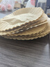 空气炸锅纸盘家用吸油纸垫食物烤箱烘焙硅油纸锡纸烧烤工具盘烤盘 空气炸锅纸50只装 实拍图