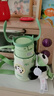 膳魔师（THERMOS）儿童吸管保温杯礼盒带杯套把手316L不锈钢超轻幼儿上学学生杯TCKC 实拍图