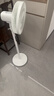 美的（Midea）【幸运草安睡1S】一级能效直流变频声控电风扇家用遥控卧室静音落地扇台式桌面抗菌大风力转页扇 实拍图