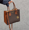 MICHAEL KORS Mercer风琴包中号棕色手提单肩斜挎MK女包礼物女士轻奢包包 实拍图