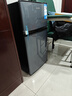 志高双门冰箱小型出租房宿舍双开门冷藏冷冻一级能效家用大容量办公室电冰箱二门微霜 【一级能效】76L灰色【高效保鲜 铜管速冷】 实拍图
