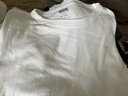 宜而爽【2件装】100%纯棉男士短袖罗纹打底衫T恤汗衫圆领大码全棉老头衫 实拍图