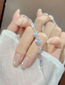 礼意久久【施华洛世奇水晶】四叶草手链女生生日礼物女士520送女朋友礼物 520礼物送女友实用走心高级520送老婆礼物【温柔紫】 【镶施华洛世奇水晶】520情人节礼物520礼盒轻奢高级感 实拍图