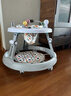 ANGI BABY婴儿学步车防侧翻婴儿车宝宝学步车助步多功能儿童手推车音乐玩具 【可调高低+音乐】椰子灰 多功能学步助步周岁生日礼物 实拍图