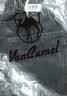 西域骆驼（VANCAMEL）牛仔裤男宽松直筒休闲韩版垂感阔腿九分裤子男牛仔长裤 黑灰 2XL 实拍图