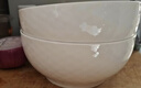 京东京造 汤碗 饭面碗陶瓷蒸鸡蛋羹沙拉家用 奶油华夫 大碗5.5英寸*6 实拍图
