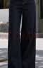 香影藏青色阔腿牛仔裤女2026秋季新款高腰直筒显瘦天丝棉休闲裤子 藏青 L 165/68A/110-125斤 实拍图