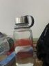 天喜（TIANXI）玻璃杯大容量便携户外运动旅行杯子带杯套耐热耐高温带茶漏大水杯 【加厚防爆+杯套+杯刷】980ml 实拍图