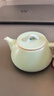 祥业song杯子汝窑泡茶壶陶瓷大号功夫茶具西施壶汝瓷单壶提梁壶泡茶器 大石瓢壶 260ml 实拍图