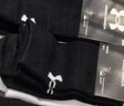 安德玛（Under Armour）篮球袜子 运动袜男女 跑步羽毛球防臭袜中筒棉袜 黑色L码三双装 实拍图