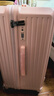 纯奢（CHEYSIR）五轮超大容量行李箱万向轮PC拉杆箱男女学生旅行箱密码箱包皮箱子 旗舰款-樱花粉·杯架+USB双充电口 26英寸 -抗菌内里【创新5轮-中途旅游/上学】 实拍图