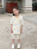 纤丝鸟（TINSINO）童装女童睡衣儿童夏季薄款纯棉家居服套装宝宝居家空调服 晒单实拍图