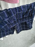 浪莎男士睡裤男纯棉五分短裤大码格子大裤衩外穿休闲宽松家居裤 实拍图