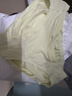 全棉时代产妇孕妇内裤针织低腰纯棉孕期产后专用裤三角裤2条 肤色+浅灰 L 实拍图