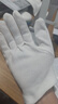 星工（XINGGONG）礼仪白手套劳保手套纯棉加厚透气防滑耐用文玩珠宝表演12付XGS-P5 实拍图