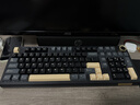 京东京造JZ990Pro三模无线蓝牙有线办公游戏键盘电竞PBT键帽RGB送男友独立数字区续航外设机械键盘鎏金黑 实拍图