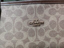 蔻驰（COACH）【品牌直供】女包CITY33通勤电脑包托特包 棕色CV976礼物送女友 实拍图