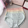 宝娜斯女士内裤【4条装】7A抑菌纯棉底裆三角内裤女无痕中腰女式内裤 实拍图