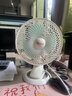 赛亿小风扇台扇台夹扇壁挂扇迷你学生宿舍床头办公室轻音桌面换气电风扇FJ7-01 实拍图