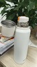 恩尔美（nRMEi）保温杯大容量男女士款茶水分离316不锈钢高颜值便携泡茶水壶杯子 【316+茶水分离】白色1000ml 实拍图