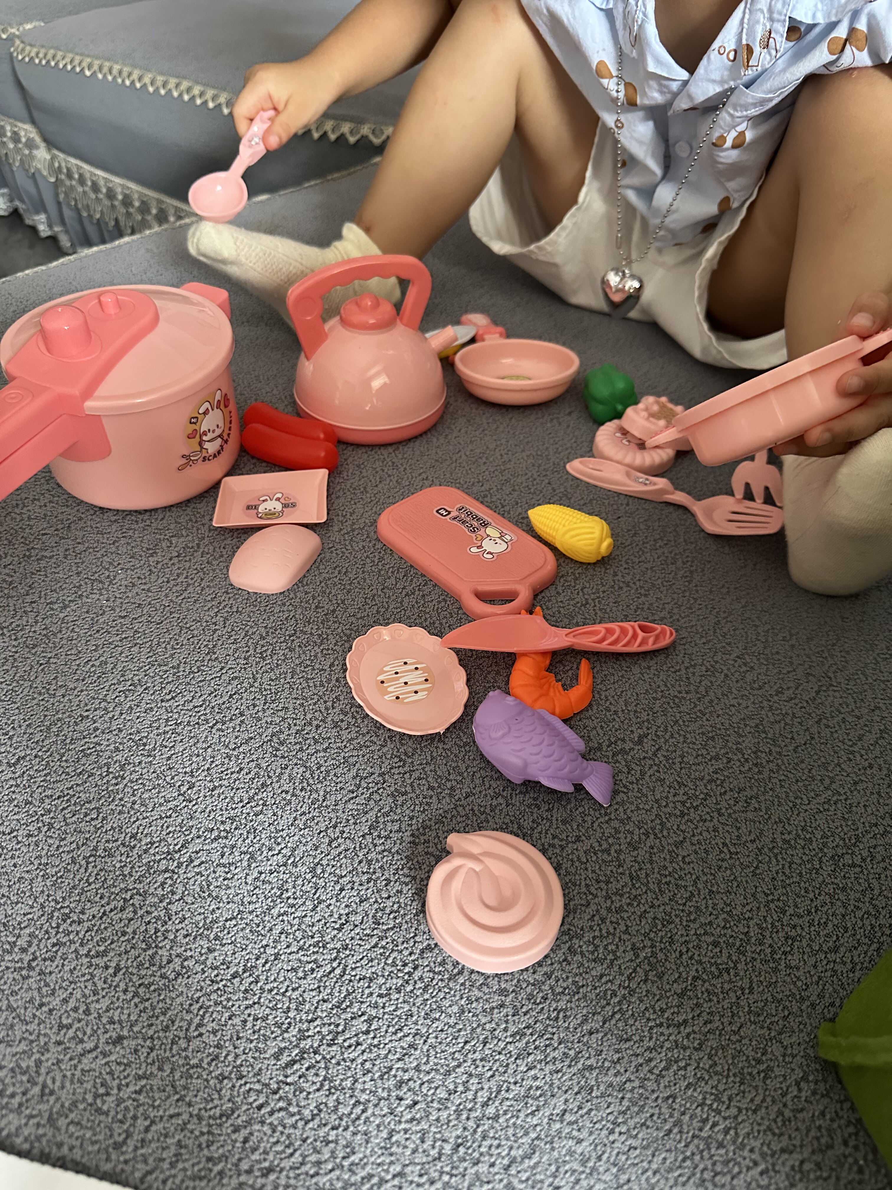 康迪拉家族儿童过家家迷你小厨房玩具3-6岁做饭仿真宝宝男女孩生日礼物 实拍图