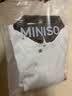 名创优品（MINISO）美式飞行夹克男士秋冬新款潮牌宽松休闲工装棉服外套男大码派克服 【斜纹拼色夹克】米白 -秋款 L /175(体重120-140斤) 实拍图
