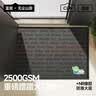 富居高端入户门地垫玄关地毯大门垫进门口除尘防滑脚垫80*120cm笑语灰 实拍图