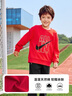 NIKE3BRAND 耐克儿童红色拜年服纯棉2件套男女童弹力亲肤舒适套装 实拍图