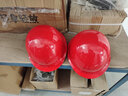 伟光 ABS安全帽 圆顶新国标透气款 防砸耐穿刺电绝缘 Y型下颏带工地建筑头盔 红色旋钮式【京东自营】 实拍图