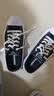 匡威（Converse）厚底鞋女鞋新款70S低帮帆布鞋松糕鞋云朵Move增高硫化鞋小个子 570256C 经典黑 37 /6.5 实拍图