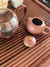 京东京造宜兴紫砂壶手工茶壶【原矿底槽清】煮泡茶具描金西施壶套装100ml 实拍图