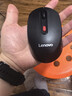 联想（Lenovo）无线蓝牙双模充电鼠标  便携办公鼠标人体工学设计 适用台式机一体机笔记本平板 M28黑色 实拍图