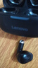 联想（Lenovo）真无线蓝牙耳机 半入耳式耳机 音乐运动游戏耳机蓝牙5.4 适用苹果小米手机 EA110黑色 实拍图
