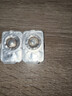 可啦啦精选美瞳日抛大小直径自然2片试用近视隐形眼镜 玻璃糖棕 300度 实拍图